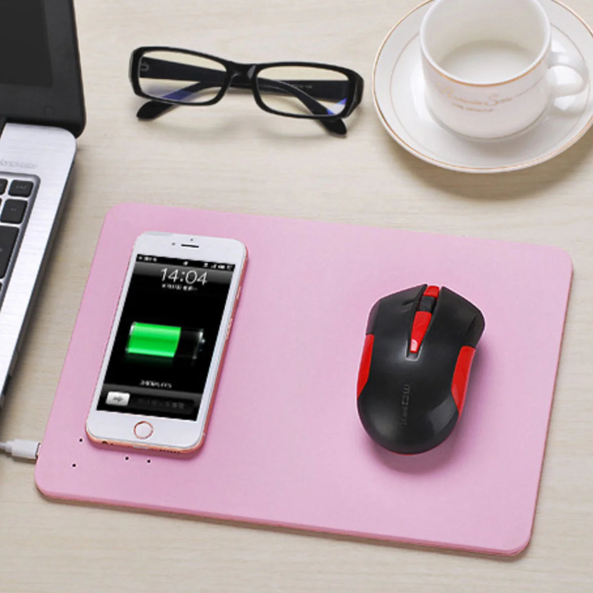 Superpower Pad 2 in 1 Iphone Wireless Charger, and Mouse Pad