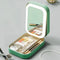LED Mirror Makeup Storage Box Portable Travel Makeup Case Cosmetic Bag Large-Capacity Make up Storage Box Makeup Accessories