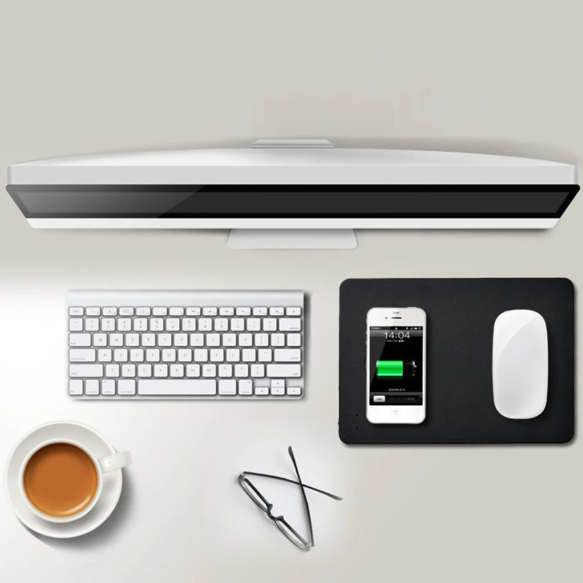 Superpower Pad 2 in 1 Iphone Wireless Charger, and Mouse Pad